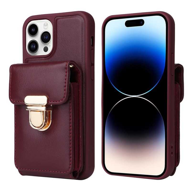 Apple Full Coverage Crossbody Anti-drop Card Slot Phone Case